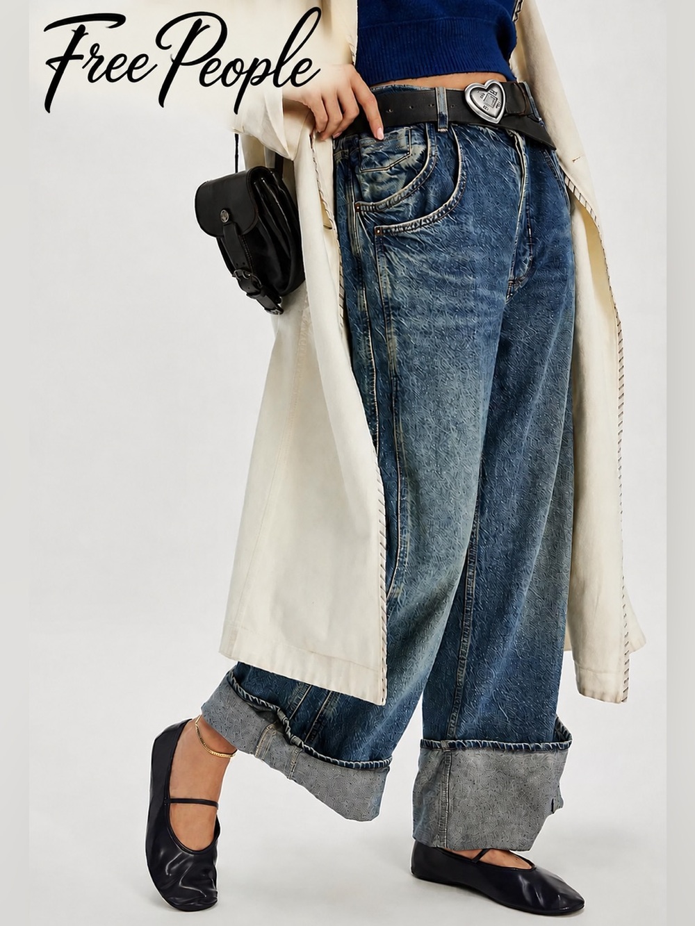 We The Free Final Countdown Low-Rise Cuffed Boyfriend Jeans Size 27